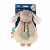 Itzy Lovey Plush Bunny w/ Silicone Teether