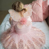 Great Pretenders Rose Gold Wings & Tutu 4-6