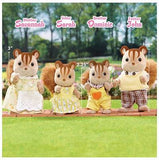 Calico Critters Walnut Squirrel Family