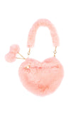 Great Pretenders Light Hearted Furry Bestie Bag Pink