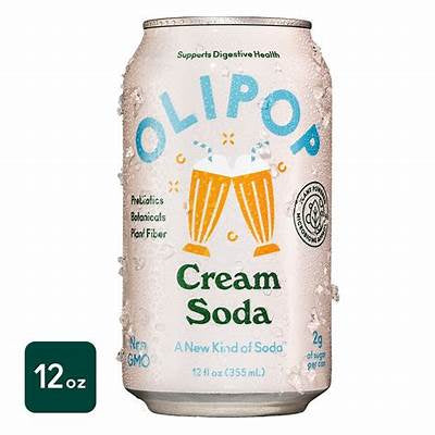 Olipop Cream Soda Prebiotic Soda