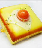 Cute Bread Squishies - Toast w/ Sunny Side Up Egg