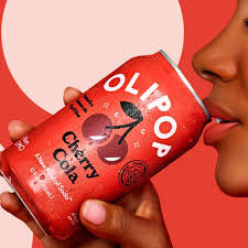Olipop Cherry Cola Prebiotic Soda