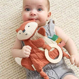 Bitzy Crinkle Fox w/ Teether Ring