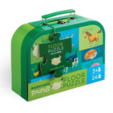 Barnyard Sounds Floor Puzzle Case 24 Pce