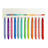 Ooly Switcheroo Sparkle Glittery Color Changing Markers 12 Pk