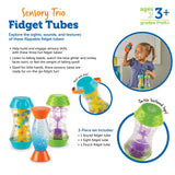 Sensory Trio Fidget Tubes 3 Pk