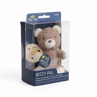 Bitzy Pal Plush Bear w/ Pacifier