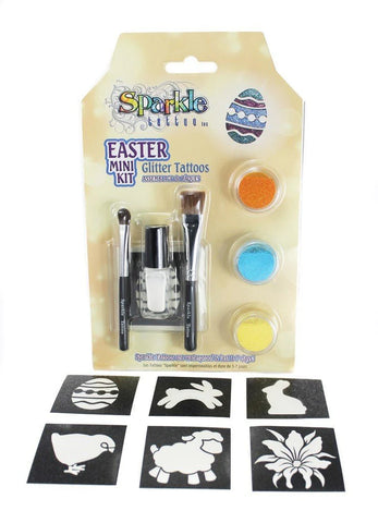 Sparkle Easter Glitter Tattoo Mini Kit