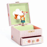 Music Jewelry Box - Wood Fawn