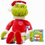 Dr. Seuss Grinch Santa Plush 16"