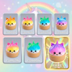 Squishy Bun - Unicorn Rainbow Dumpling