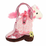 Fancy Pals Pink Giddyup Boot w/ Horse