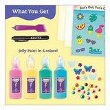 Klutz Paint & Peel Jelly Stickers Kit - Glitter Goals