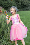 Great Pretenders Butterfly Bliss Dress - Hot Pink 5-6