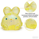 Squishy Glitter Jelly Rabbit
