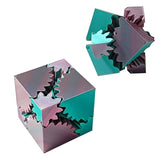Metallic Gear Cube