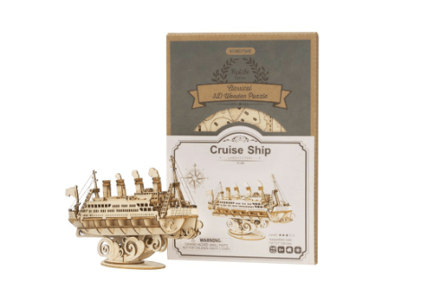Rolife Cruise Ship 3D Wooden Puzzle 145 Pce