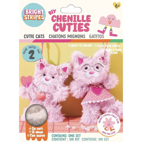 DIY Chenille Cuties - Cutie Cats
