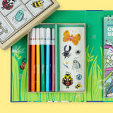 Tiger Tribe Colouring Set - Backyard Bugs
