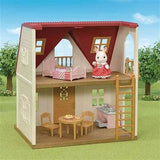 Calico Critters Red Roof Cozy Cottage Storage Home