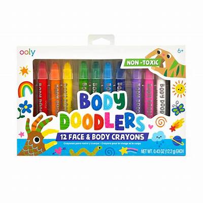 Ooly Body Doodlers Face & Body Crayons 12 Pk