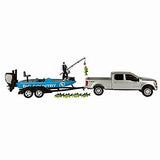 Big Country Bass Fishing Set w/ Ford F-250 Truck & Bass Boat Trailer Combo