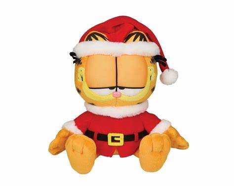Garfield Plush w/ Santa Outfit