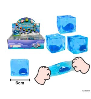 Squishy Sugar Ice Cube w/ Fish