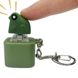 Croaking Frog Light & Sound Clicker Keychain