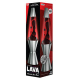 Red & Black Lava Crimson Lamp 14.5"