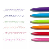 Ooly Bright Writers Colored Retractable Pens 6 Pk