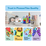 Picasso - Nano Magnetic Building Tiles Construction Travel Set 40 Pce