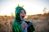Great Pretenders Dragon Toddler Cape Green/Metallic 2-3