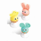 Hape Cheery Critter Rattle Trio 3 Pce