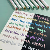 Ooly Vivid Pop Opaque Water Based Paint Markers 8 Pk Metallic