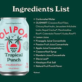 Olipop Tropical Punch Prebiotic Soda