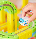 Rail Cube Magnetic Monorail Deluxe Block Set 66 Pce