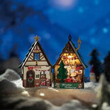 Rolife DIY Miniature House Twinkling Christmas House 99 Pce
