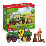 Schleich Farm World Working In The Forest Kit 49 Pce