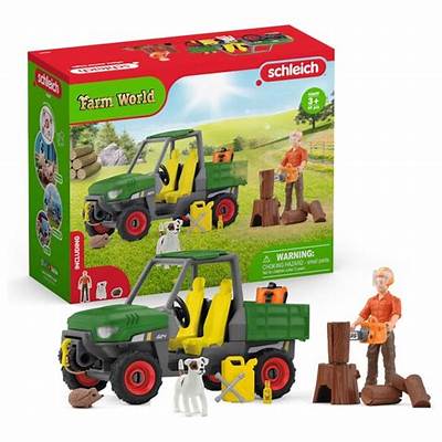 Schleich Farm World Working In The Forest Kit 49 Pce