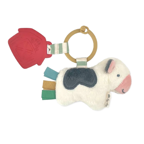 Itzy Pal - Cow Plush w/ Teether