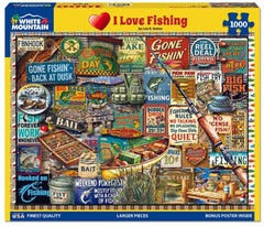 I Love Fishing 1000 Pce Puzzle