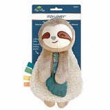 Itzy Lovey Plush Sloth w/ Silicone Teether
