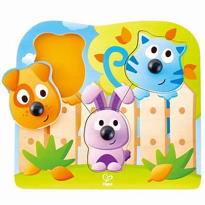 Hape Big Nose Pet Puzzle 4 Pce