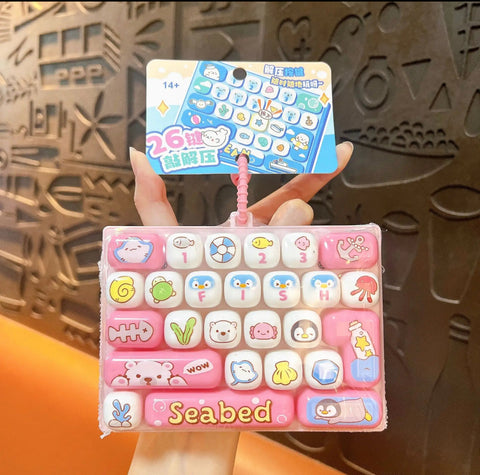 Seabed Keyboard Clicker - Pink
