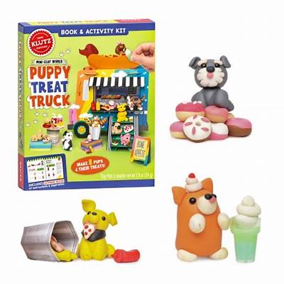 Klutz Mini Clay World Puppy Treat Truck Kit