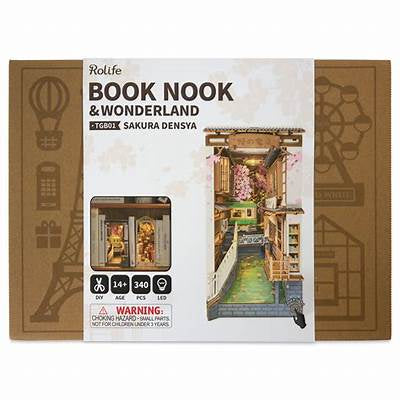 Rolife Book Nook & Wonderland Sakura Densya 340 Pce