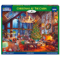 Christmas At The Cabin Puzzle 1000 Pce