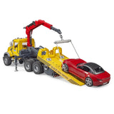 Bruder Mack Granite Tow Truck w/ Picker & Roadster